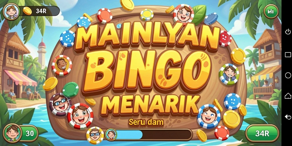 Screenshot gameplay 34R menampilkan keseruan bermain Bingo secara real-time.
