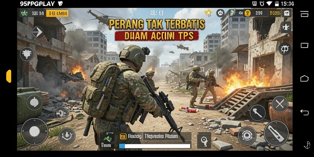 Tampilan aksi seru dalam gameplay 95PGPLAY.