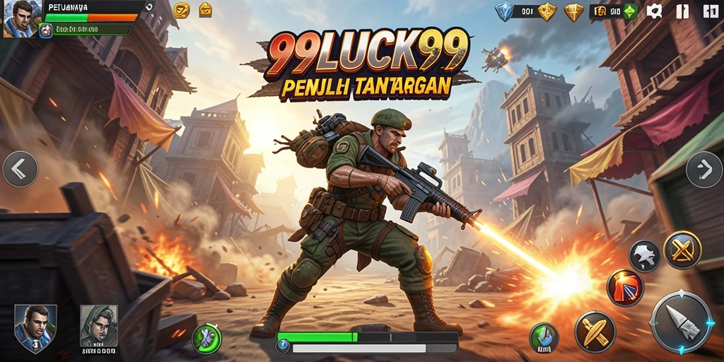 Tangkapan layar yang menampilkan aksi seru dalam 99LUCK99.