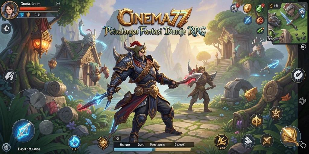 Tangkapan layar gameplay menunjukkan aksi seru dalam dunia RPG.