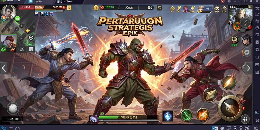 Gameplay seru HEBAT303 dengan pertarungan strategi yang mendebarkan.
