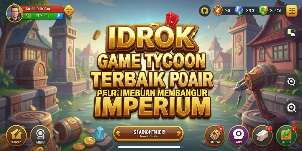 Gambaran gameplay mendalam dalam game Tycoon IDROK.