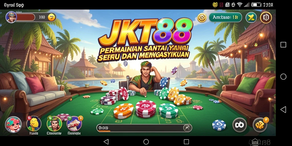 Tampilan menarik dari gameplay JKT88 yang penuh warna.
