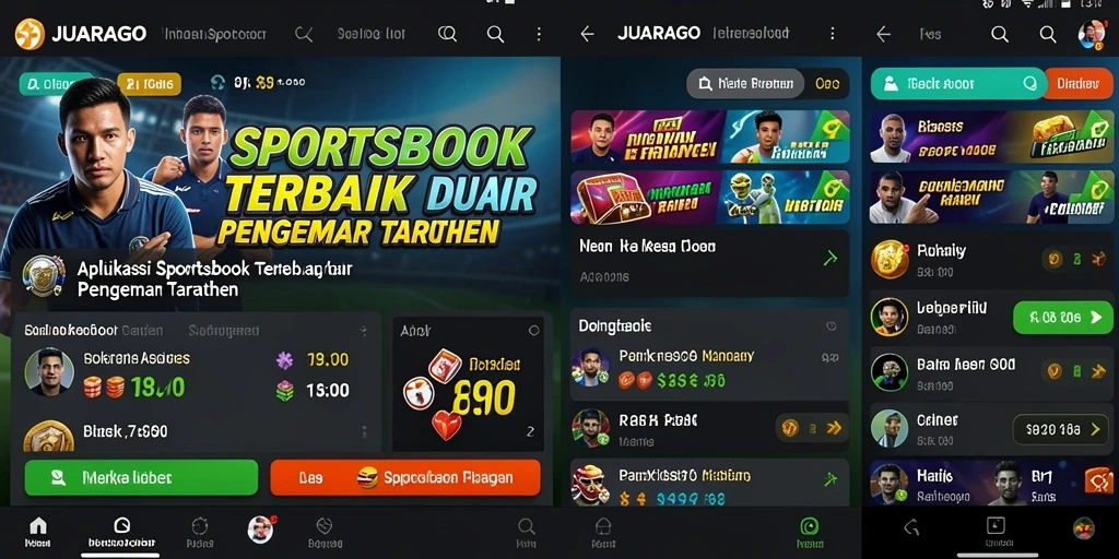 Tampilan gameplay yang menarik dari aplikasi Sportsbook JUARAGO.