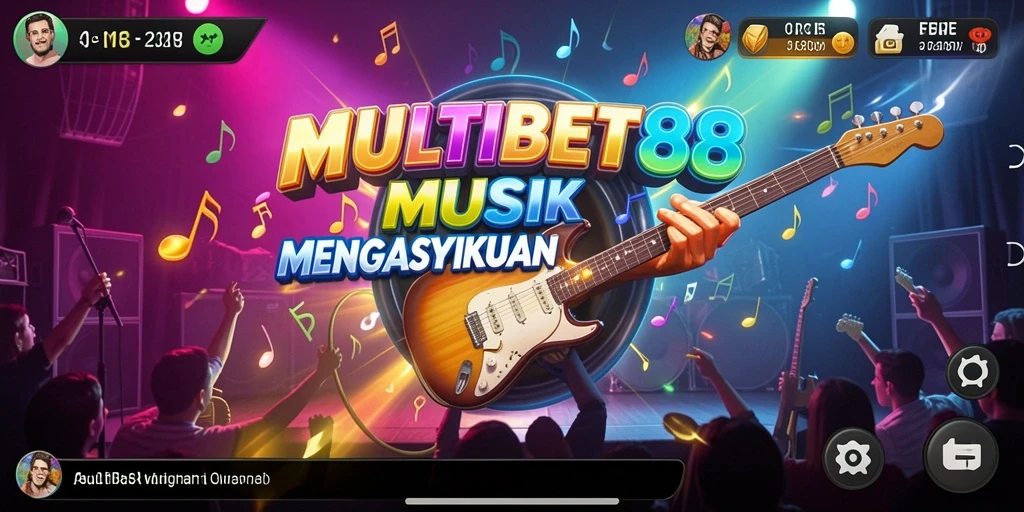 Screenshot gameplay <strong>MULTIBET88</strong> yang menampilkan keseruan bermain musik.