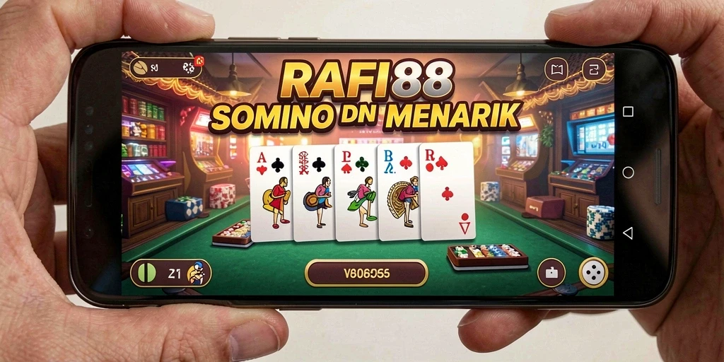 Tampilan gameplay seru dalam permainan Domino RAFI88.